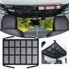 Anti Sagging Luggage Car Roof Top Ceiling Cargo Net Pocket Mesh Organizer Bag For SUV Van Camping Cab 3Sizes