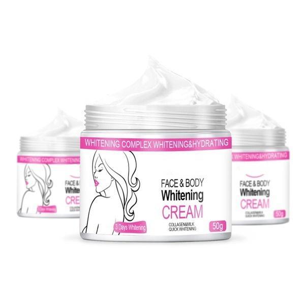 Fuktighetsgivende og lysende kroppsnæringskrem