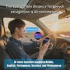 LED Matrix Panel with AI Voice Control, App Programmable Pixel Sign for Car with Flexible Scrolling Text & Animation Display