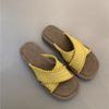 Platform Small Man Cool Slippers Summer 2025 French Gentle Fairy Vacation Cross Sandals Female