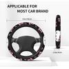 Kittys Cartoon Car Steering Wheel Cover 38cm  Steering Wheel Protective Cover Auto Decoration Interior Accessories