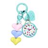 Colorful Heart Watch with Carabiner for Waterproof Quartz Watch with Analog Cute Bag and Accessories for Teens and Women Perfect for Outdoor or As a