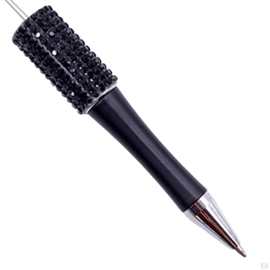 10 Bucăți Pixuri cu Mărgele Set DIY Cadouri pentru Studenți 1.0mm Asortate pentru Meșteșugărit