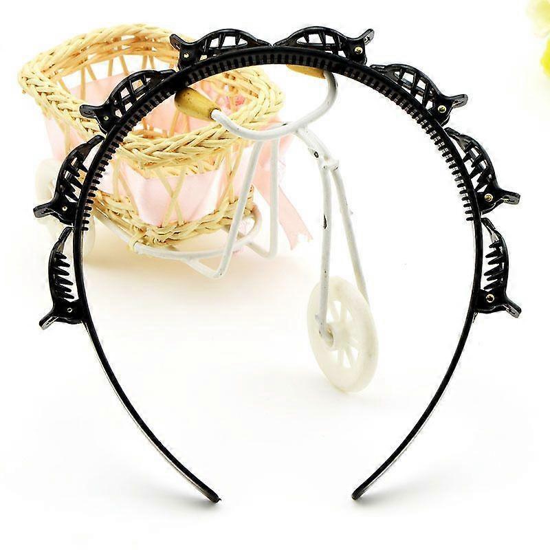 Black Hair Styling Twisted Hair Clips Braiding Tools Magic Hair Accessories Party Casual Hair Bands Womens