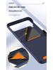 Samsung Zflip7/Huawei P50 Pocket Folding Phone Case with Letter Wrist Strap and Stand.