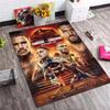 Boxing Fight Match Print Non‑Slip Rug, Combat Sports Decor Carpet for Bedroom Living Room Home Decoration