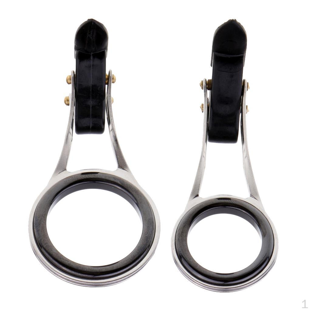 

2 шт. 2 размера Овальное керамическое кольцо для удочки