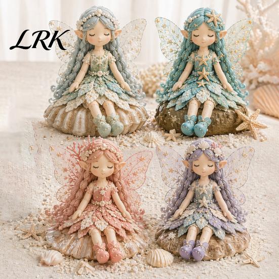 Elf Fairy Sewing Project Patchwork DIY Kit, Flower Fairies Make 4 Seasonal Craft Dolls, Beginner-Friendly for Home Decor Handmade Gift Idea