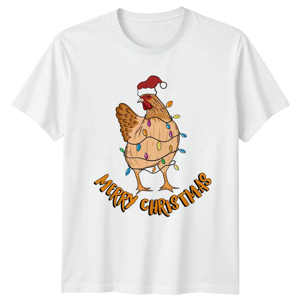 Merry Christmas TShirt Chicken Lover Christmas Christmas Gift For Him And Her