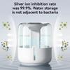 6.8L Large Capacity Humidifier USB Double Spray Quiet Humidifier Home Dormitory Office Bedroom Desktop With Night Light