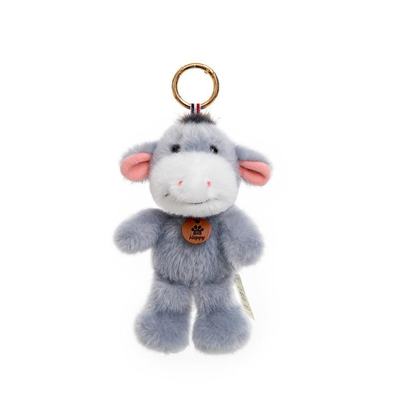 Cartoon Animal Plush Keychain Panda Soft Toy Car Pendant For Backpack Decor