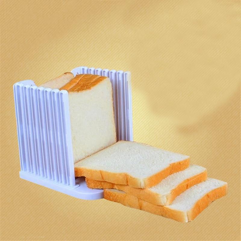 Bread Toast Sandwich Slicer Cutter Mold Maker Kitchen Guide Slicing Tools