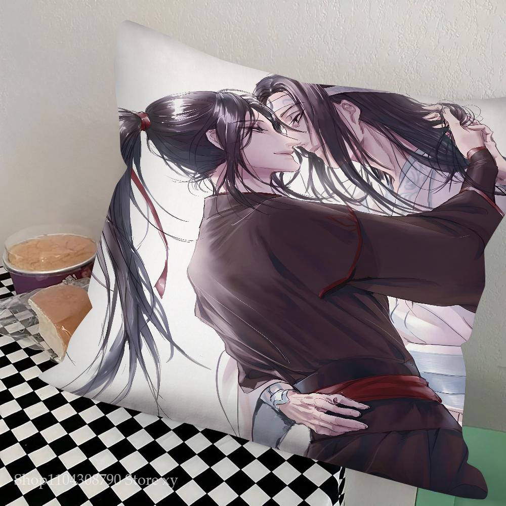 Anime Grandmaster Mo Dao Zu Shi MDZS Pillow Bedroom Sofa Leisure Comfort Cushion Car Living Room Home Decoration