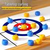 Children's Tabletop Curling Game for Kids 3-6 – Parent-Child Interactive Dry Land Party Toy
