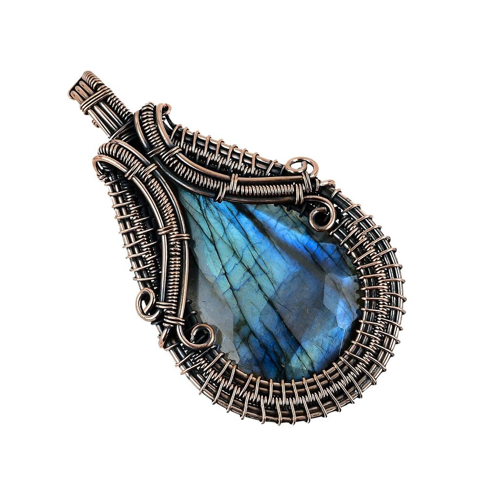 Labradorite Pendant, Handmade Gemstone 925 Sterling Silver Pendant Antique Jewelry, For Gift Silver Jewelry