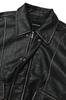 ALL ABOUT NEW Faux Leather Wet Pigment Jacket Black Ana3Uj07Abk