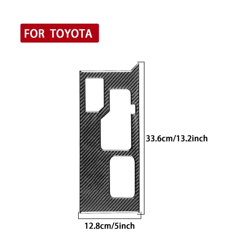 For Toyota Tundra Sequoia + Car Accessories Carbon Fiber Center Gears Shifter Panel Interior Cover Trim Sticker Modification