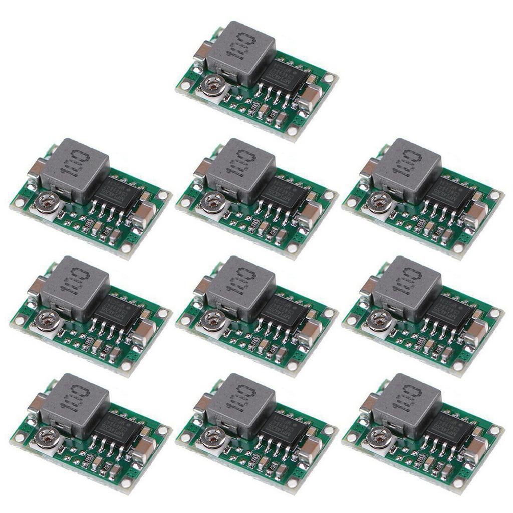 10 Pcs RC Airplane Module Mini 360 DC-DC Buck Converter Step Down Module 4.75V-23V To 1V-17V 17x11x4mm Mini360