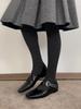 Fashion Low Heels Shoes Woman Flats Dress PU Rubber  Low Heels Shoes Woman Flats Dress  Rubber