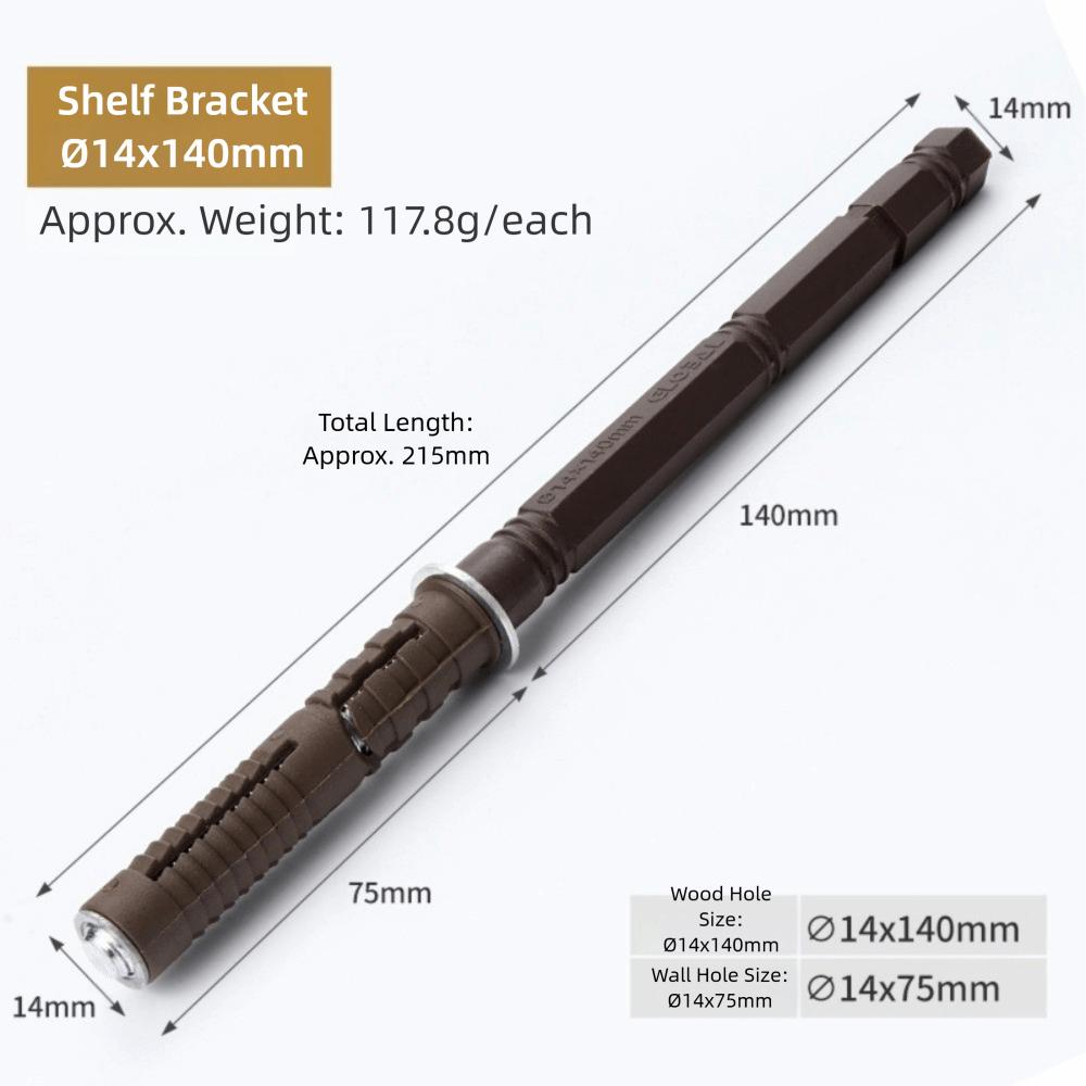 

Invisible Nails Floating Shelf Brackets Fixed Support Concealed Design Wall Shelf Support Wall Mounted Wooden Board Connector 8 inch