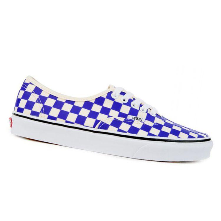 Vans Authentic Series Thermochrome Color Changing Checkerboard Low Top Canvas Shoes Unisex Sneakers Blue VN0A38EMVKH