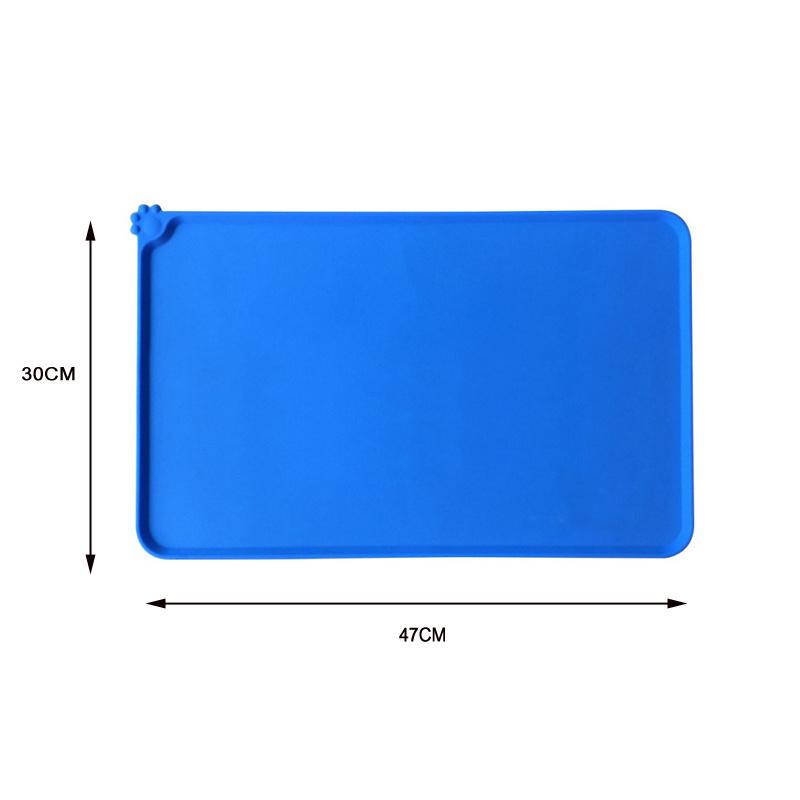 Pet Feeding Silicone Mat Non Slip Puppy Food Placemat Waterproof Car Pet Dog Pad