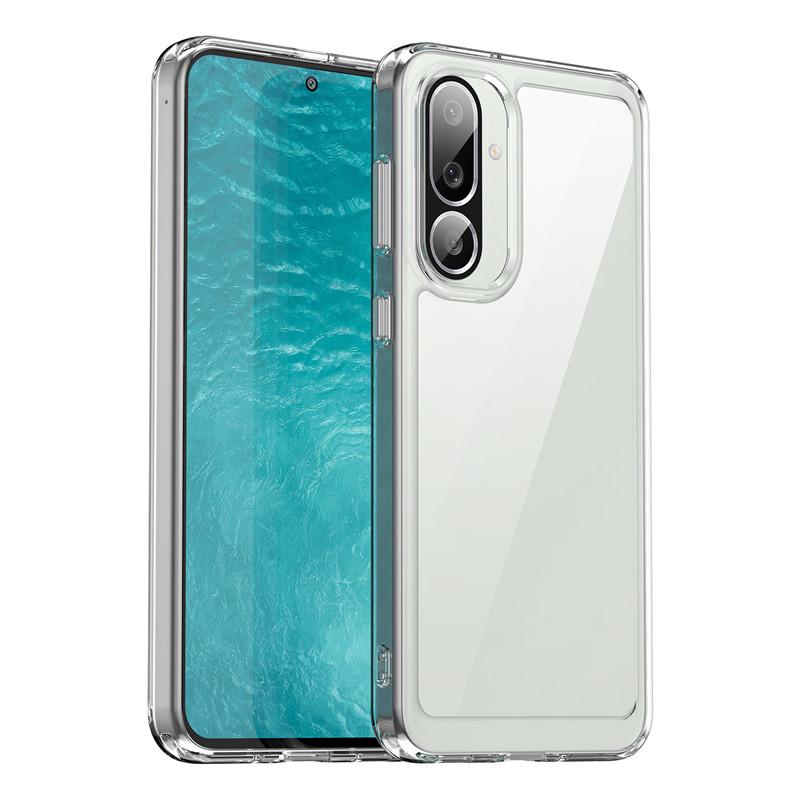 For Samsung Galaxy M56 5G Case Samsung Galaxy M56 Cover Clear PC + Silicone Shockproof Protective Phone Cover Samsung Galaxy M56