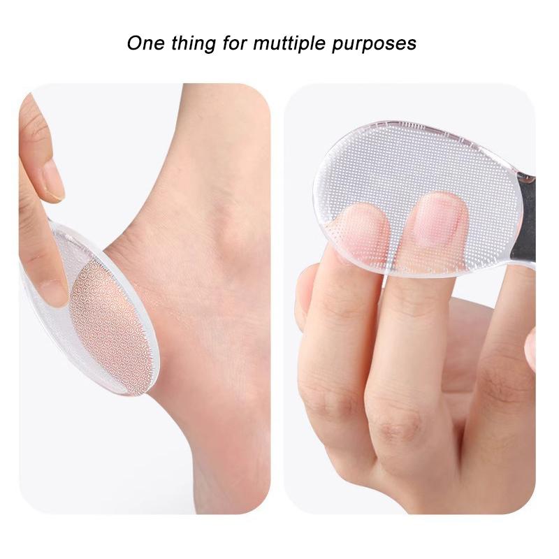Double-Sided Nano Glass Foot File Exfoliating Foot Grinder For Hard Dead Skin Callus Remover Pedicure Foot Scrubber Care Tool