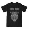Czarny Metalowy Zespół Borgir Eonian Song Dimmu Koszulka Merch Męska Damska Bawełniana Wypoczynkowa Koszulka z Okrągłym Dekoltem Topy Unikalna