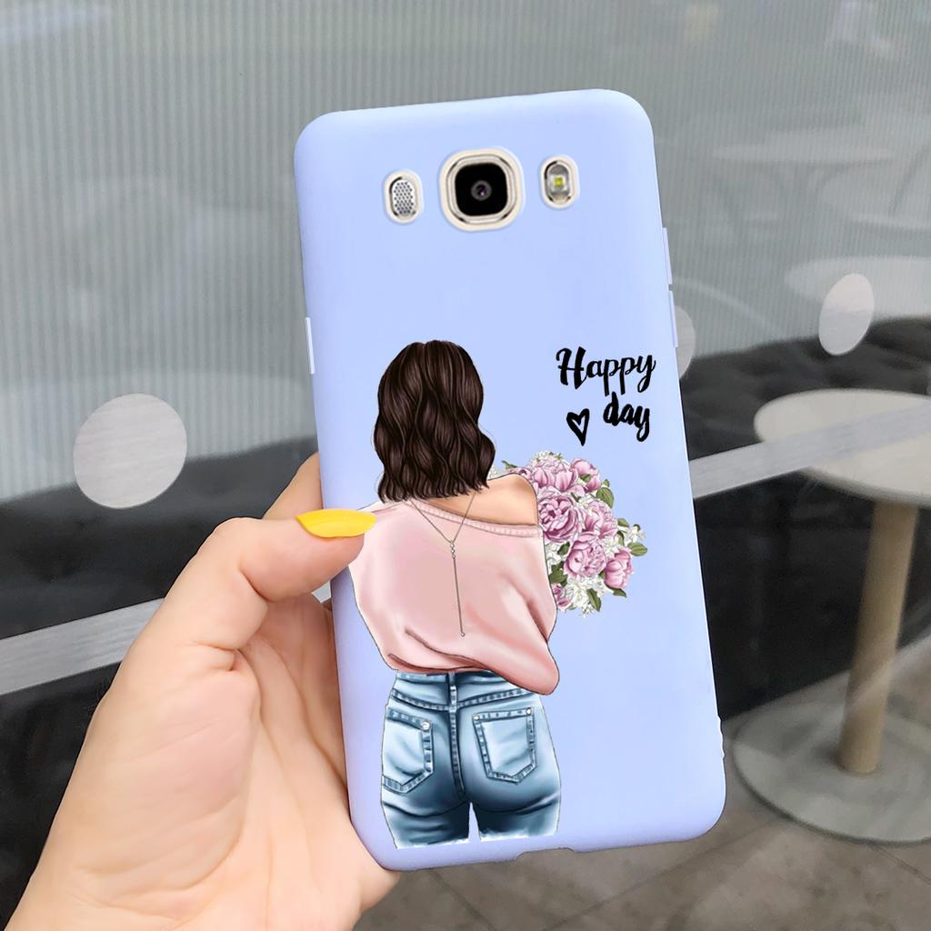 Lovely Phone Case For Samsung Galaxy J7 2016 Case Silicone Candy Cover Bumper For Samsung J7 2016 J710 J710H SM-J710F Soft Cases