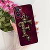 Klar Für Realme RMX3491 Hülle Für Realme 9i 4G Hülle Luxuriöse Krone A-Z Buchstaben 2D Flaches Muster Weiche Handyhülle Für Real me 9i 4G