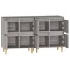 Sideboards 2 pcs Grey Sonoma 60 x 35 x 70 cm Particleboard