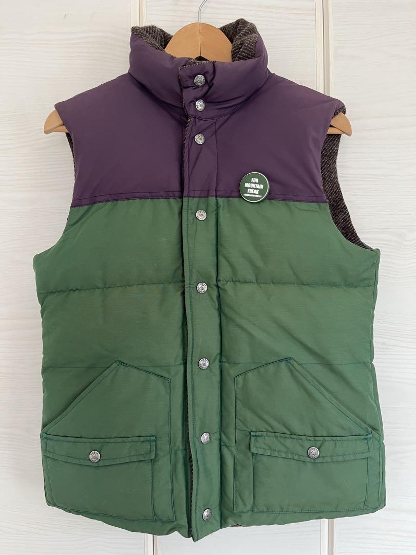 

[USED] waste twice SIERRA DESIGNS reversible down vest