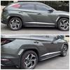 För Hyundai Tucson NX4 Bil Krom Styling Hjulbrynsvinge Stänkskärm Dekorationsskydd Trim Garnering Klistermärke Anti-repa