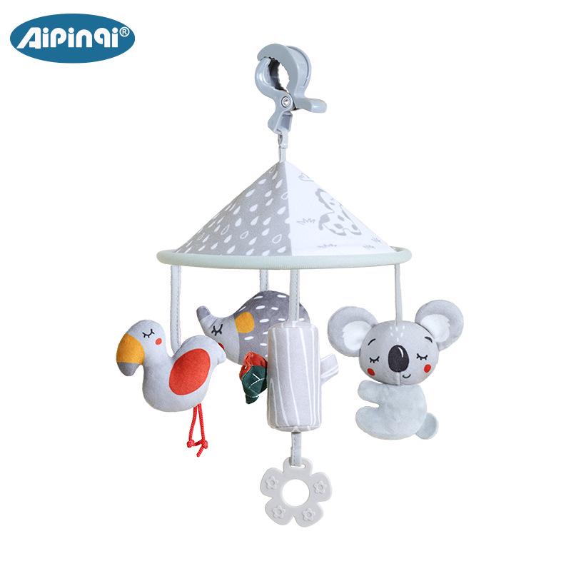 

Подвесной мобиль в скандинавском стиле с плюшевыми игрушками в виде детенышей животных