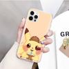 JP36 Pikachu Pokemon Transparent Case for Samsung A04 A14 A23 M33 M53 Realme 10 9 C35 C55 VIVO Y02 X80 Infinix Hot 30 Note 11 Tecno Spark 8P Pro