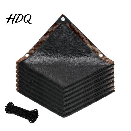 Garden Shade Cover Cloth for Plants Sunshade Netting with Reinforced Grommets Plant S чёрный