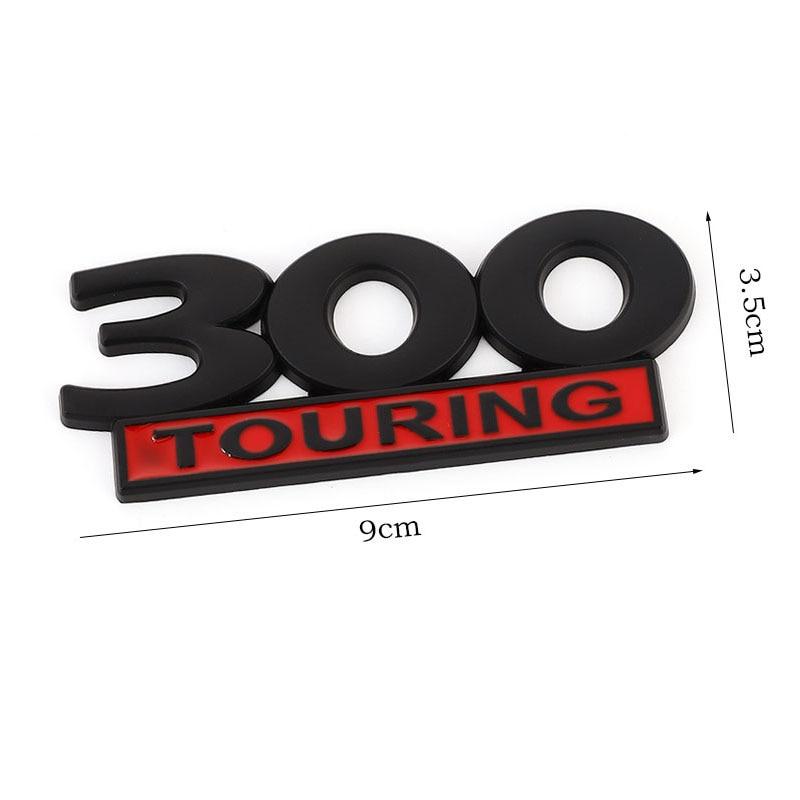 

Автомобильная наклейка, металлическая эмблема 300 Touring, наклейки на багажник мотоцикла для D/o-dge Je-ep Ch/rysler Viper GTS 2019 Vespa GTS 300 Touring чёрный