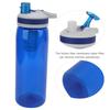 770ml Tragbare gefilterte Wasserflasche Outdoor Wasserreiniger für Camping Wandern Notfall Tragbare Wasserfilterflasche