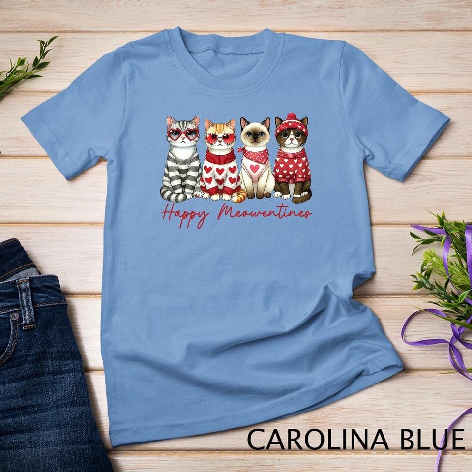 Purrfect Valentine s Day A Cat-tastic Design Funny T-Shirt Unisex T-shirt 3 4XL