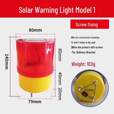 Miling Solar LED Strobe Warning Light