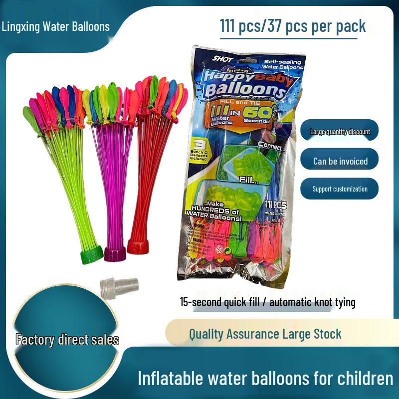 Fast-Fill Water Balloons - Kids' Toy for Water Fights