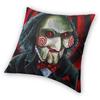 Billy The Puppet Saw Pillowcase Printed Polyester Cushion Cover Gift Horror Movie Throw Pillow Case Cover Seater X