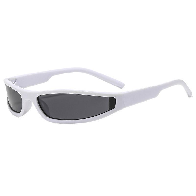 

2026 New Y2K Narrow Frame Sunglasses Futuristic Cyberpunk Shades for Men and Women Trendy Personality Sun Glasses