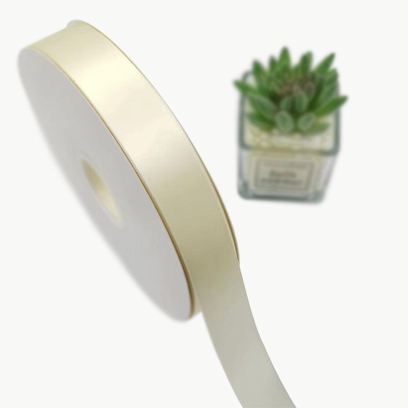 Milky White Polyester Ribbon for Gift Packaging (0.6-5cm)