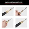 90° Elbow High-Pressure Car Wash Gun with U-Shaped Extension Rod and Fan-Shaped Nozzle