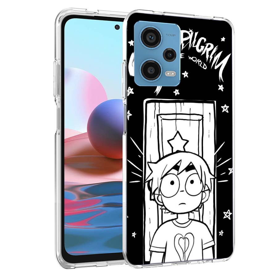 

Scott Pilgrim anime Phone Case For Redmi Note 13 12 14 15 Pro Plus 13R 11 11T 11E 11S 10 Pro 10S 9 9S Cover Cell Clear TPU Capa Redmi Note 15 5G
