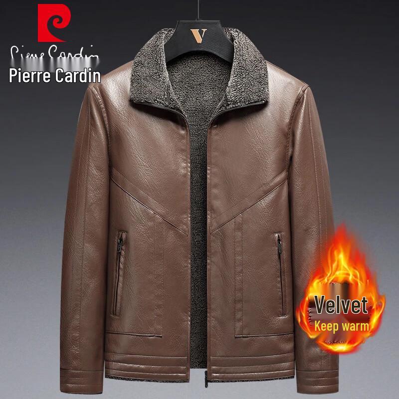 Pierre Cardin Men's Autumn Winter Slim-fit Lapel Jacket