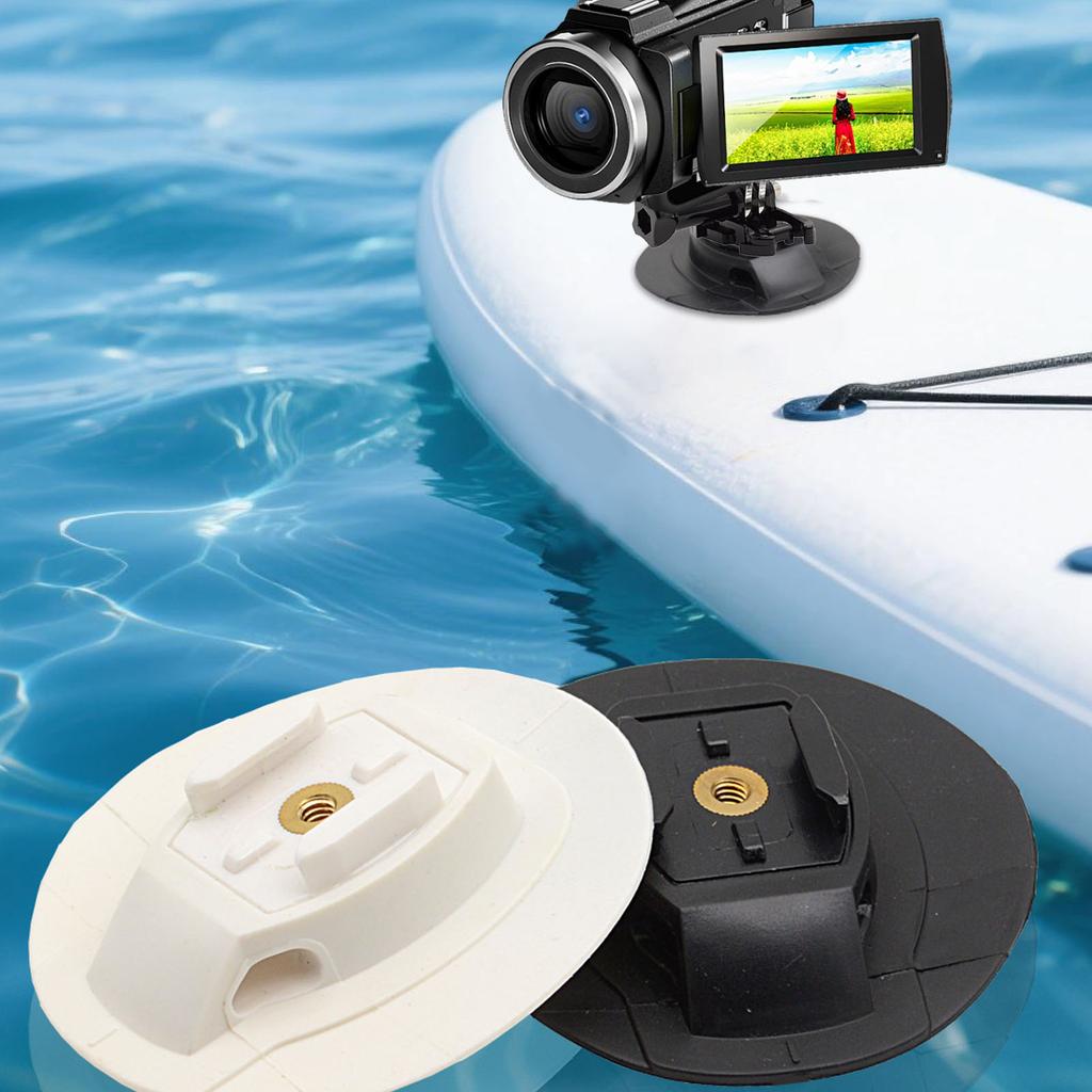Base de Montagem de Câmera para Prancha de Surf Substituição Suporte de Montagem de Câmera para Prancha de Surf Caiaque Suporte PVC Suporte Fixo de Câmera para Prancha de Surf