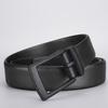 Men'S Leather Belt Two-Layer Cowhide Business Automatic Buckle Belt False Pin Buckle